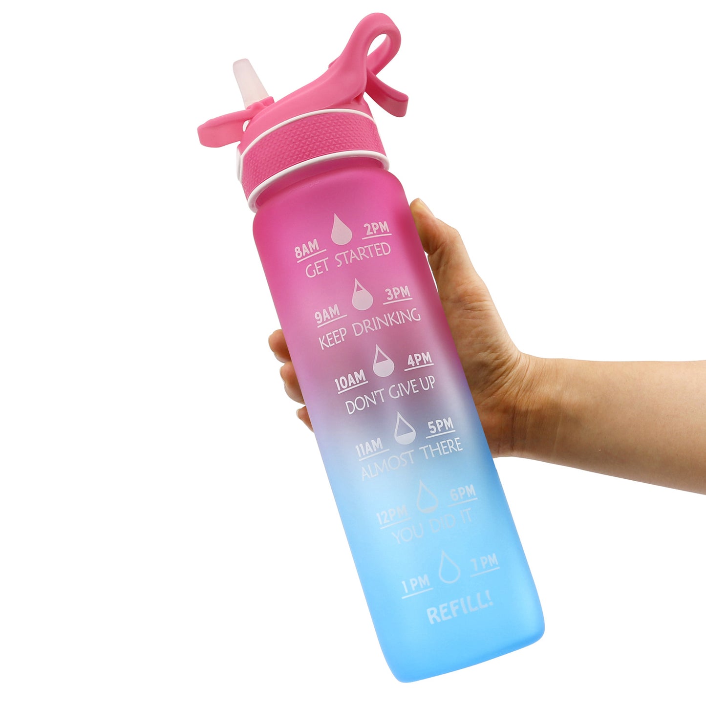 1000ML Plastic Spray Water Bottle