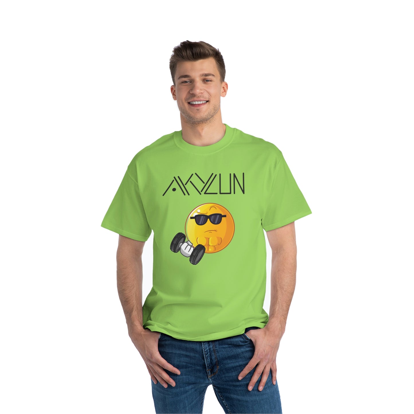 Aklyun Smiley Face Short-Sleeve T-Shirt