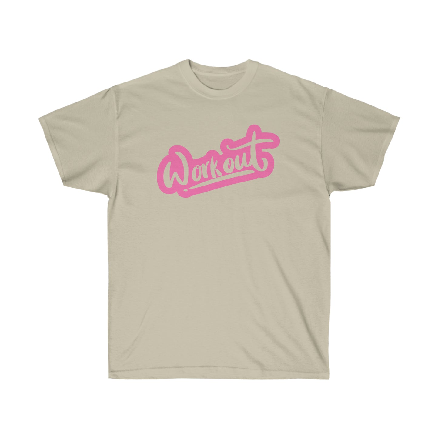 Pink Workout Cotton Tee