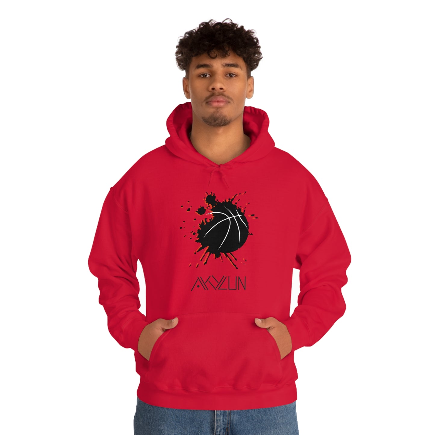 Black Akylun Hoops Hooded Sweatshirt