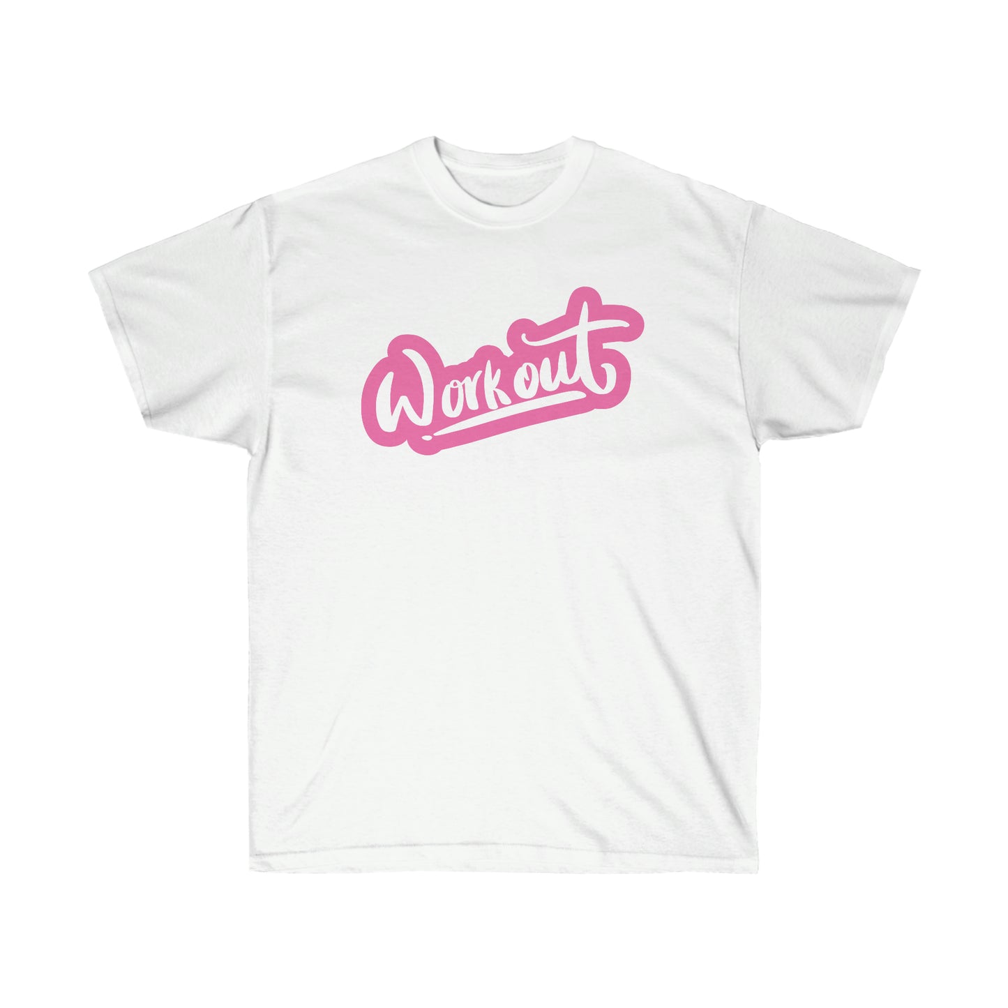 Pink Workout Cotton Tee