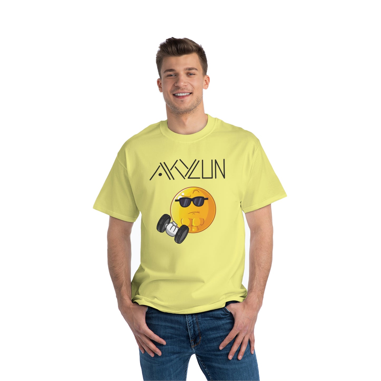 Aklyun Smiley Face Short-Sleeve T-Shirt